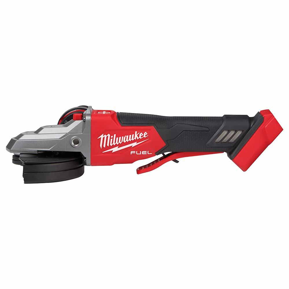 Milwaukee 2886-20 M18 FUEL™ 5" Flathead Braking Grinder, Paddle Switch No-Lock, Bare