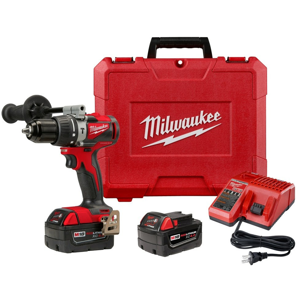 Milwaukee 2902-22 M18 Brushless 1/2" Hammer Drill Kit