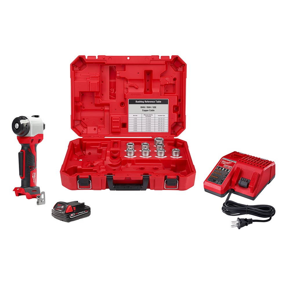 Milwaukee 2935X-21 M18 Cable Stripper Kit for Cu RHW/RHH/USE