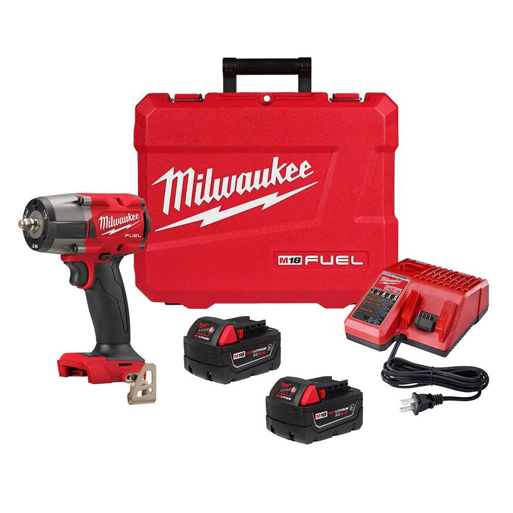 Milwaukee 2960-22R M18 FUEL 3/8 " Mid-Torque Impact Wrench w/ Friction Ring Kit