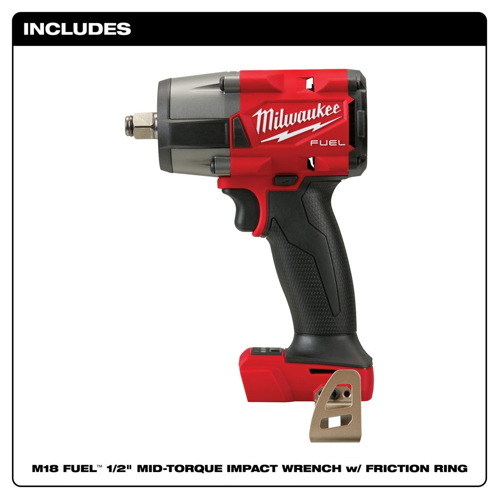 Milwaukee 2967-20 M18 Fuel 1/2 High Torque Impact Wrench (Tool Only) —  Coastal Tool
