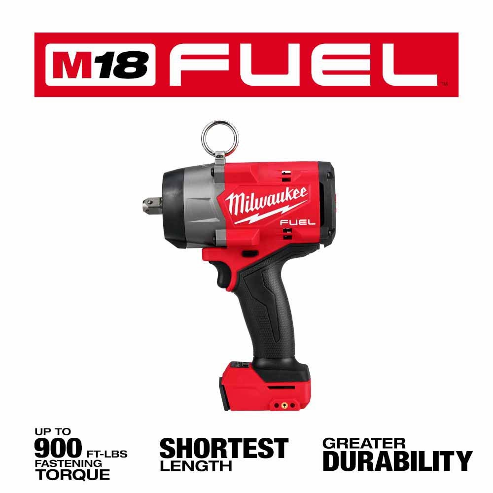 Milwaukee 2966-20 M18 FUEL 1/2" High Torque Impact Wrench w/ Pin Detent, Bare