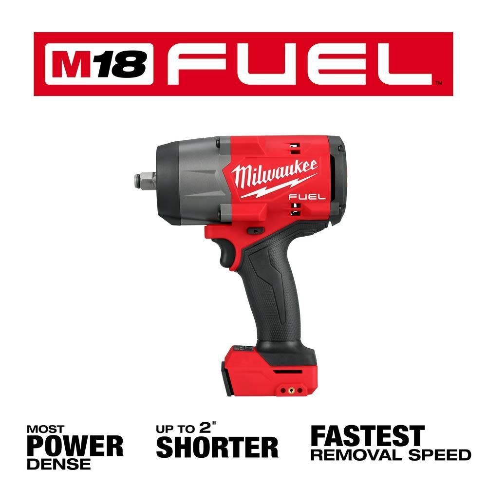 Milwaukee 2967-20 M18 FUEL 1/2" High Torque Impact Wrench w/ Friction Ring, Bare