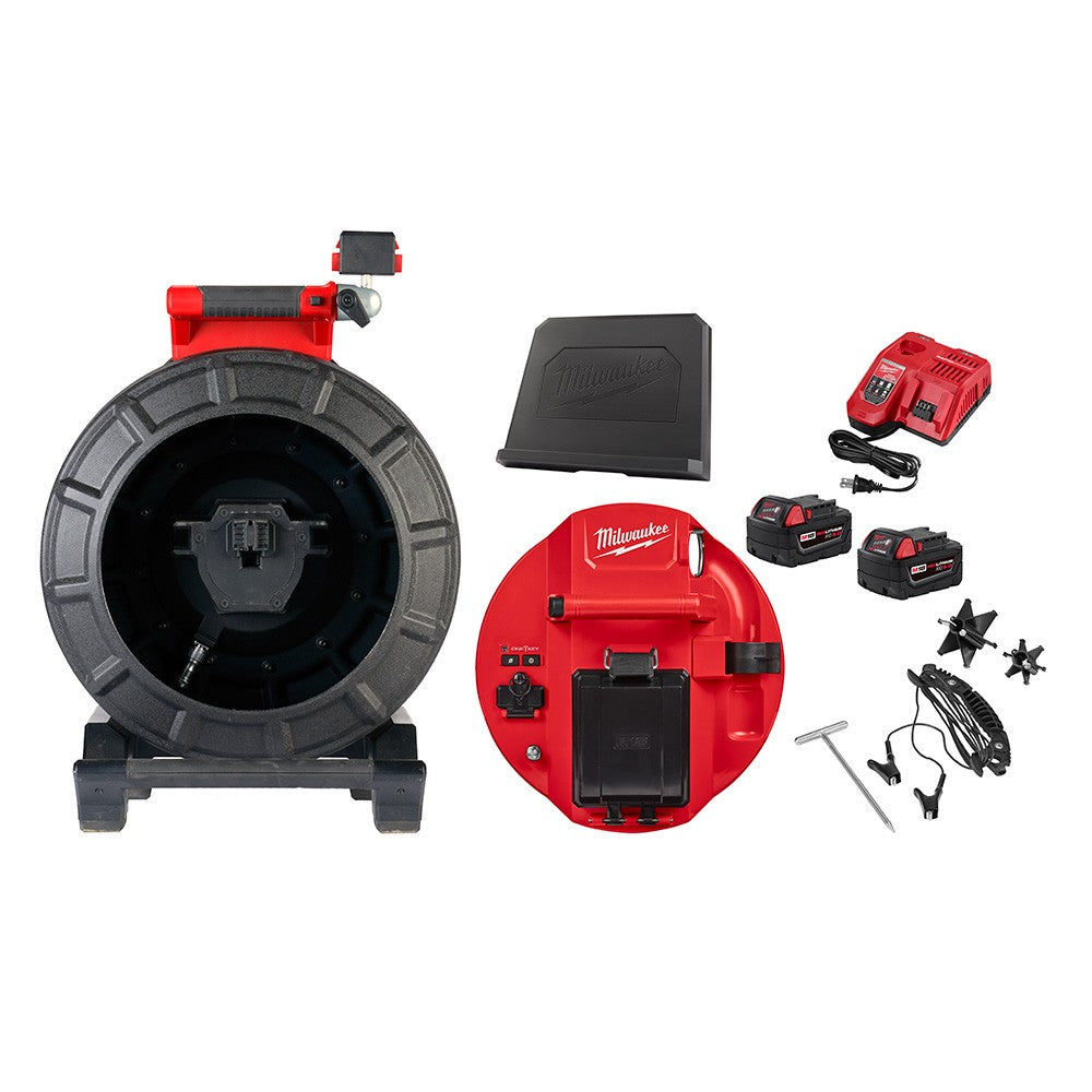 Milwaukee 2973-22 M18™ 120’ Pipeline Inspection Camera Reel System Kit w/ Two Batteries and Charger