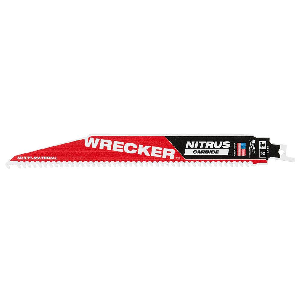 Milwaukee 48-00-5272 9" 6TPI The Wrecker with Nitrus Carbide 1Pk