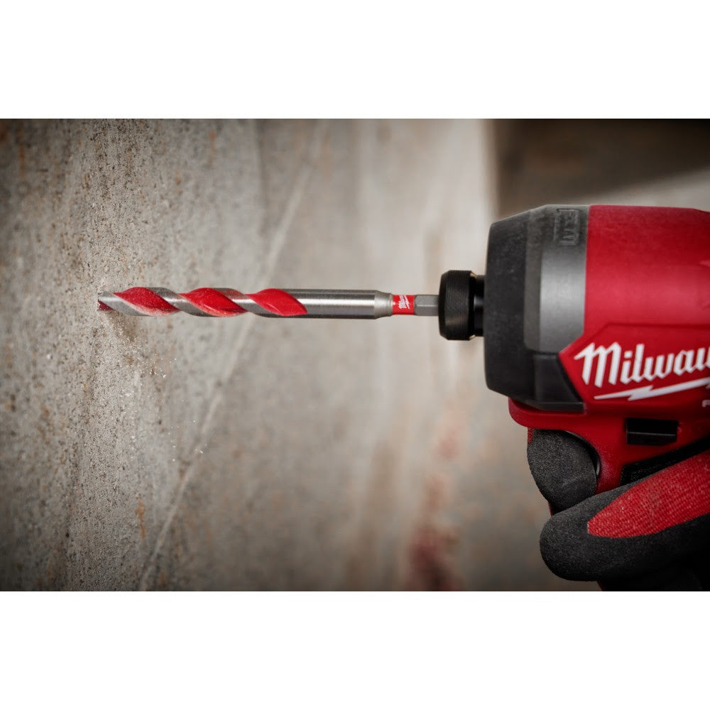 Milwaukee 48-20-9105 3/16" x 2" x 4" SHOCKWAVE™ Carbide Hammer Drill Bit