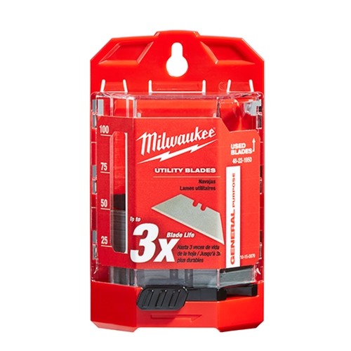 Milwaukee 48-22-1950 60Pc General Purpose Utility Blades w/ Dispenser
