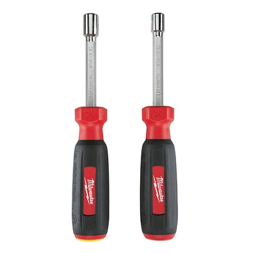 Milwaukee 48-22-2502 2Pc SAE Hollow Core Magnetic Nut Driver Set