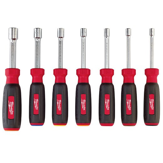 Milwaukee 48-22-2517 7Pc Magnetic HollowCore Metric Nut Driver Set