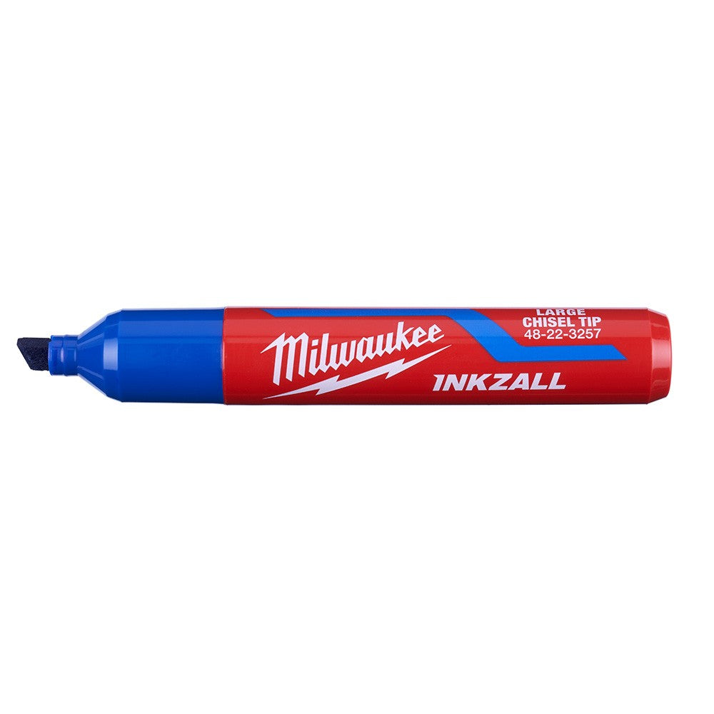 Milwaukee 48-22-3257 INKZALL Large Chisel Tip Blue Marker