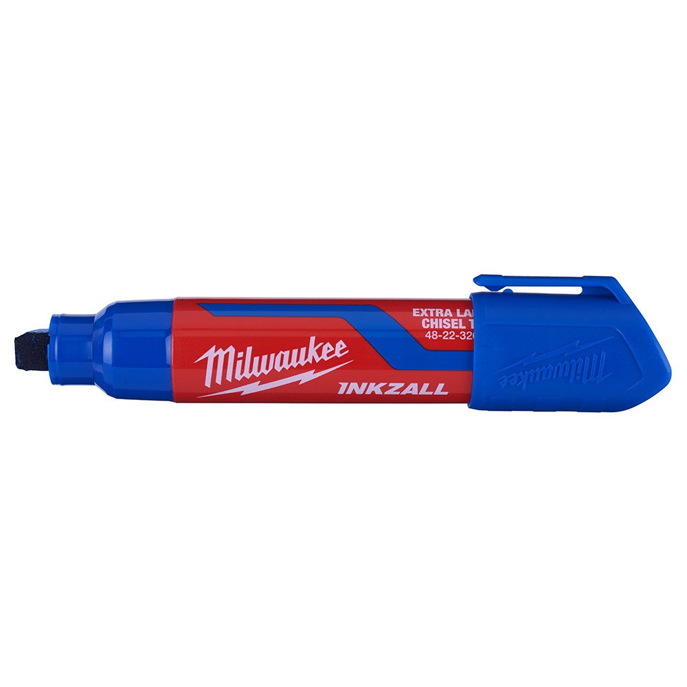 Milwaukee 48-22-3267 INKZALL Extra Large Chisel Tip Blue Marker