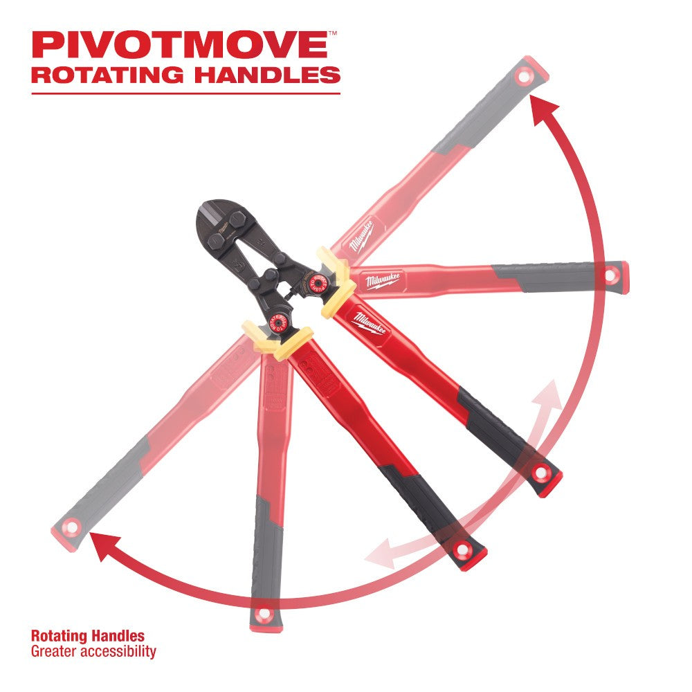 Milwaukee  48-22-4224 24” Fiberglass Bolt Cutters w/ PIVOTMOVE™ Rotating Handles