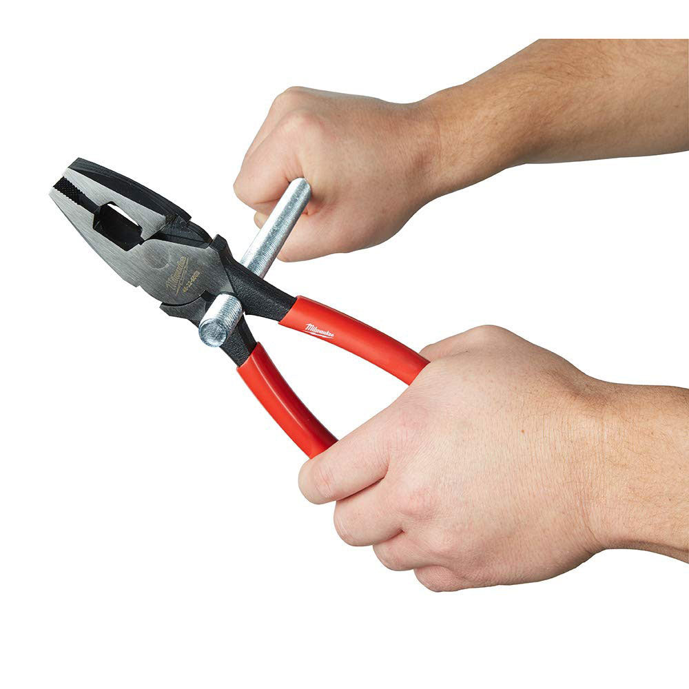 Milwaukee 48-22-6503 High Leverage Linesman's Pliers with Thread Cleaner