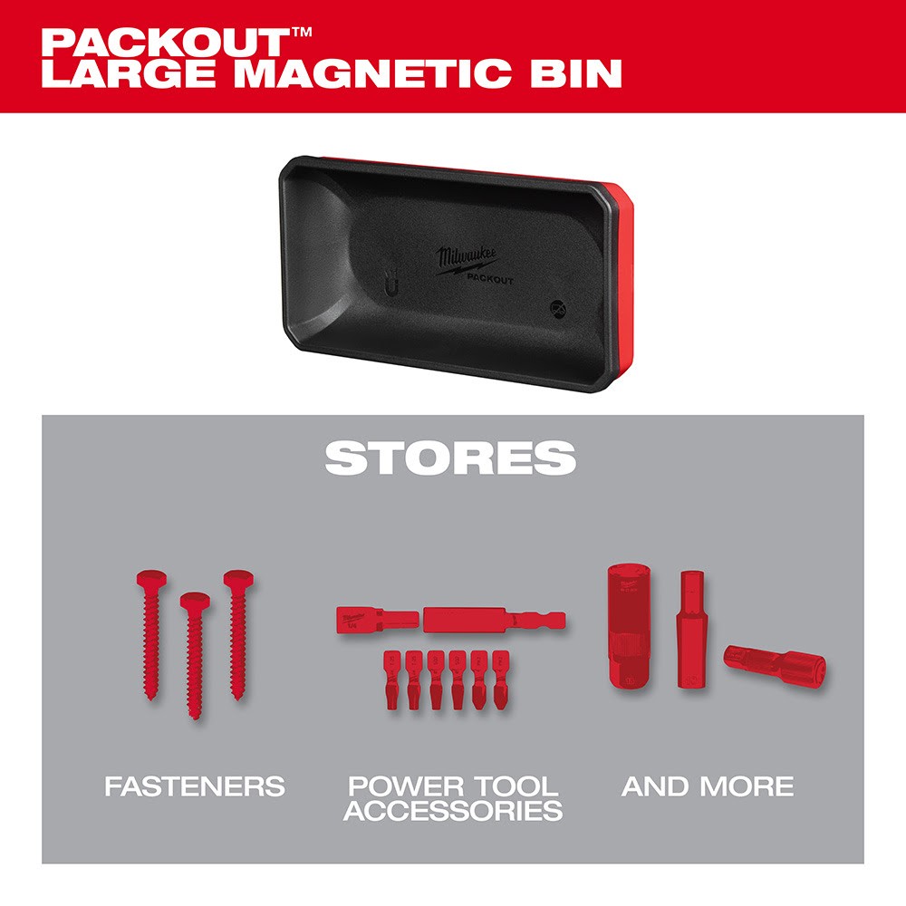 Milwaukee 48-22-8071 PACKOUT Large Magnetic Bin
