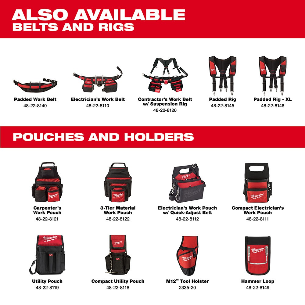 Milwaukee 48-22-8118 Compact Utility Pouch