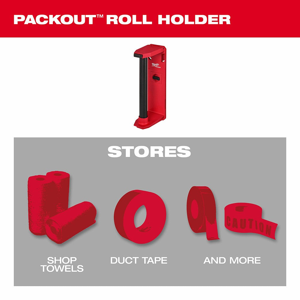 Milwaukee 48-22-8337 PACKOUT Shop Storage Roll Holder