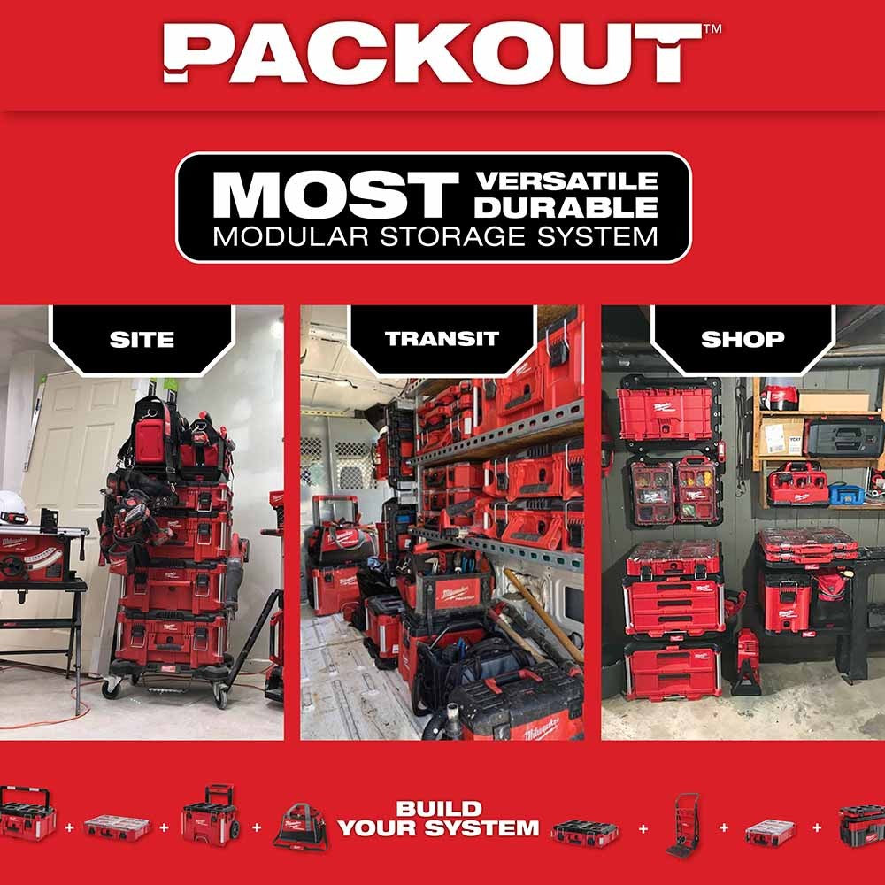 Milwaukee 48-22-8436 PACKOUT Compact Low-Profile Organizer