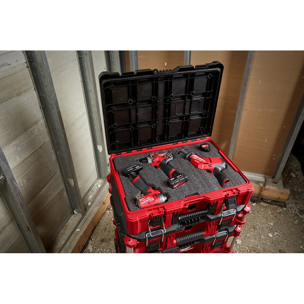 Milwaukee Screwdriver Set with PACKOUT Tool Box Customizable Foam Insert (11-Piece)