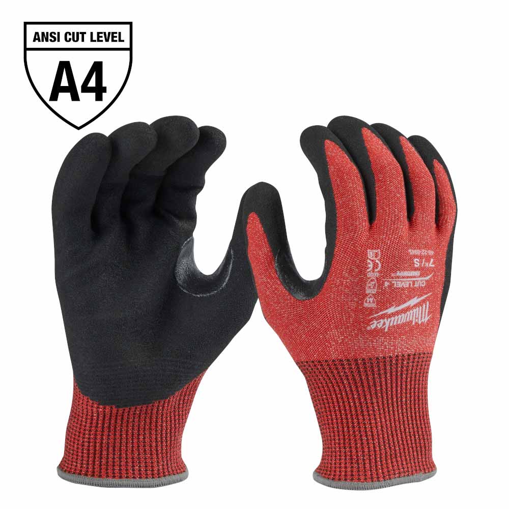 Milwaukee 48-22-8945B Cut 4 NITRILE Glove 12Pk - S