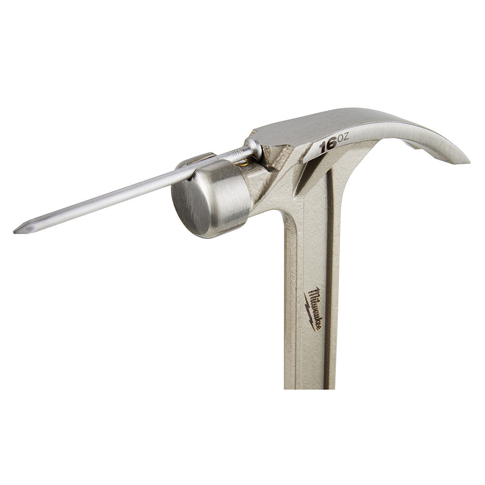 Milwaukee 48-22-9018 16oz Smooth Face Hybrid Claw Hammer