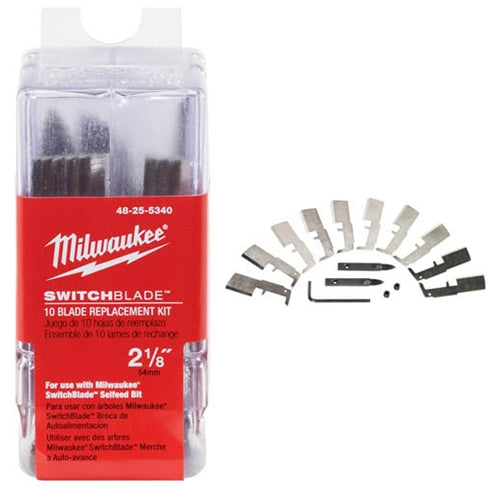 Milwaukee 48-25-5325 1-1/2" SwitchBlade Replacement Blade, 10 Pack