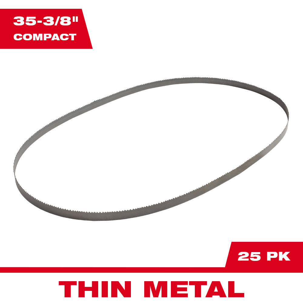 Milwaukee 48-39-0526 18TPI Compact Band Saw Blades 25-Pack