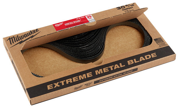 Milwaukee 48-39-0635 30-9/16 in. 8/10 TPI COMPACT EXTREME Thick Metal Band Saw Blade, 25Pk