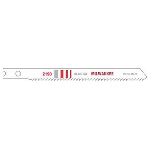 Milwaukee 48-42-2190 3-5/8" x 14TPI Bi-Metal Jig Saw Blade 5-Pack