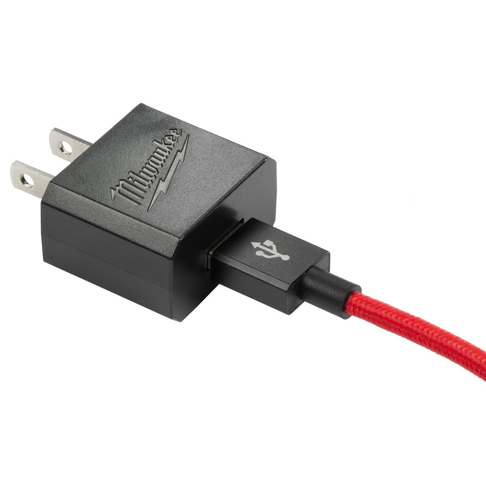 Milwaukee 48-59-1209 3ft USB-C and 2.1A Wall Charger w/Micro USB Adaptor