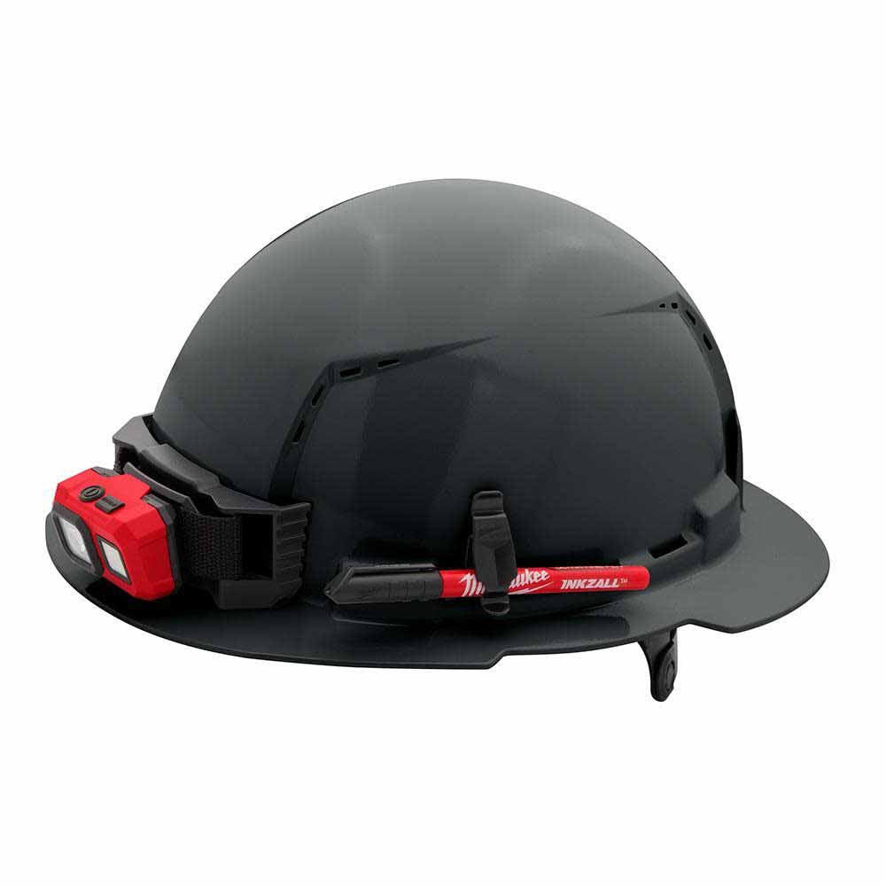 Milwaukee 48-73-1235 Gray Full Brim Vented Hard Hat with 6Pt Ratcheting Suspension – Type 1 Class C
