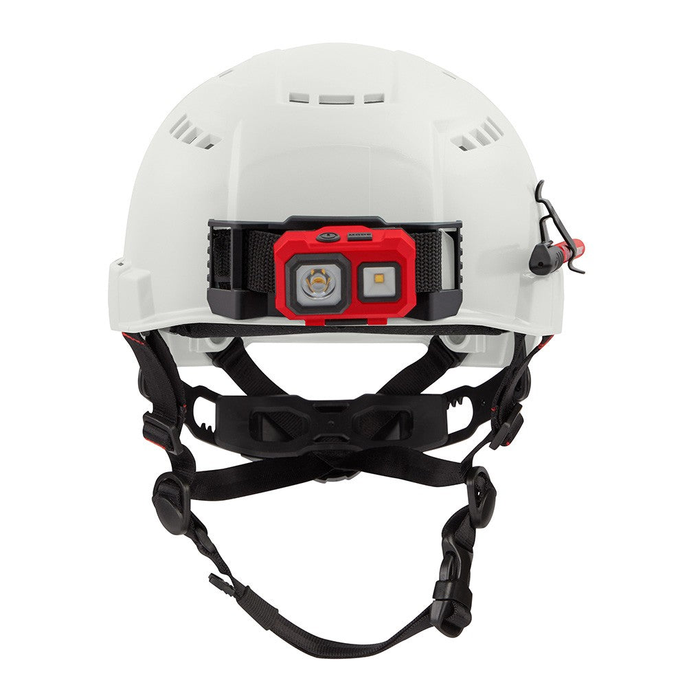 Milwaukee 48-73-1300 White Vented Hard Hat Helmet with BOLT™ - Class C