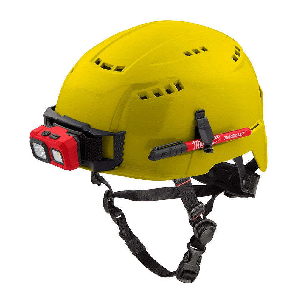 Milwaukee 48-73-1302 BOLT Yellow Safety Helmet (USA) - Type 2, Class C, Vented