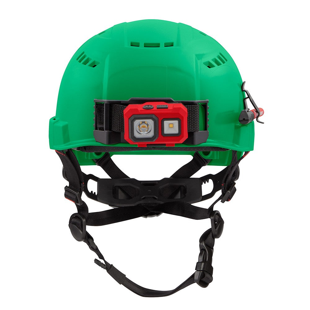 Milwaukee 48-73-1306 BOLT Green Safety Helmet (USA) - Type 2, Class C, Vented