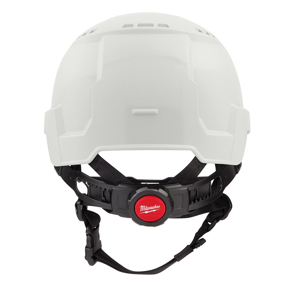 Milwaukee 48-73-1320 White Front Brim Vented Hard Hat Helmet with BOLT™ - Class C