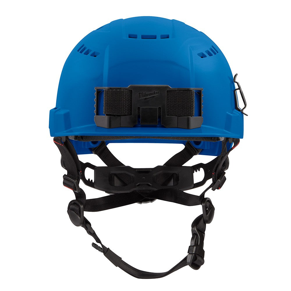 Milwaukee 48-73-1324 Blue Front Brim Vented Hard Hat Helmet with BOLT™ - Class C