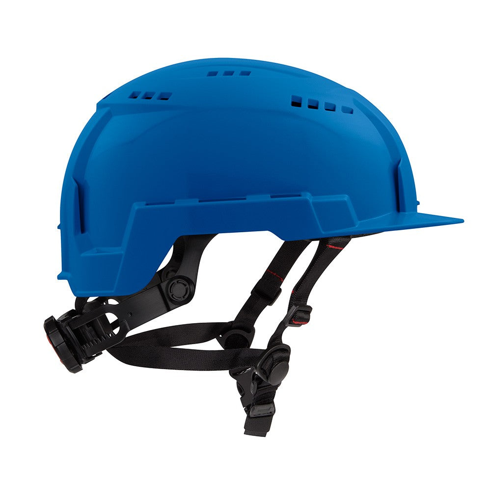 Milwaukee 48-73-1324 Blue Front Brim Vented Hard Hat Helmet with BOLT™ - Class C