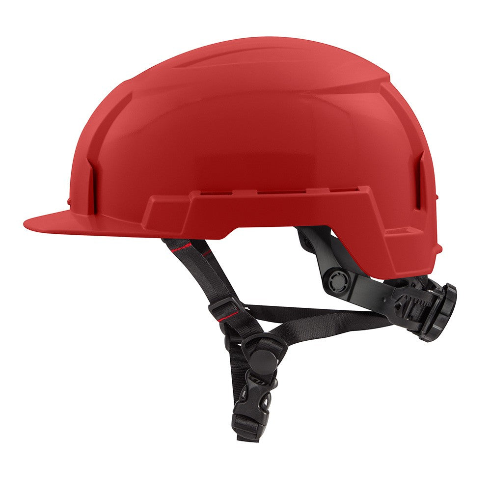 Milwaukee 48-73-1329 BOLT Red Front Brim Safety Helmet (USA) - Type 2, Class E, Non-Vented