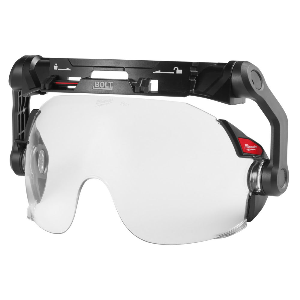 Milwaukee 48-73-1411 BOLT Eye Visor - Clear Dual Coat Lens (Compatible with Milwaukee Safety Helmets)