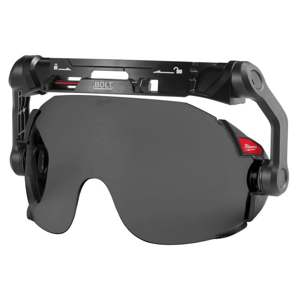 Milwaukee 48-73-1416 BOLT Eye Visor - Tinted Dual Coat Lens (Compatible with Milwaukee Safety Helmets)