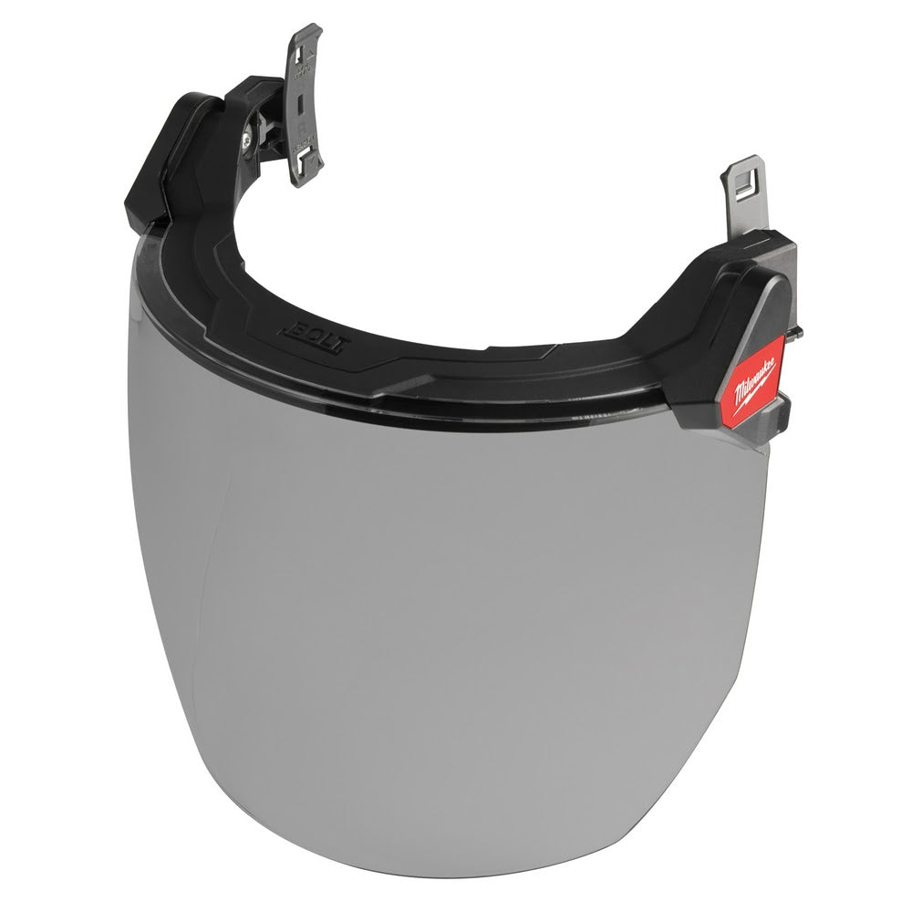 Milwaukee 48-73-1425 BOLT Full Face Shield - Gray Dual Coat Lens (Compatible with Milwaukee Safety Helmets & Hard Hats)