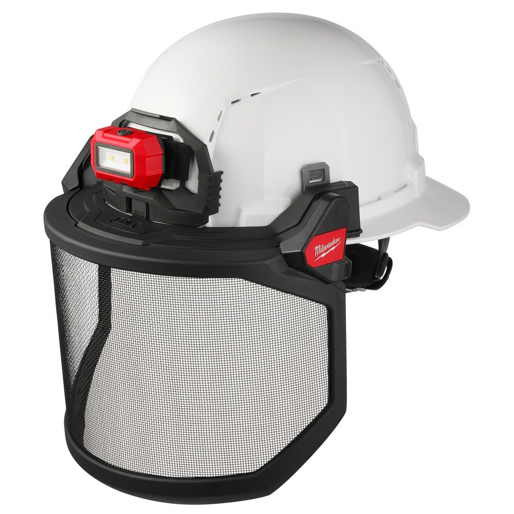 Milwaukee 48-73-1430 BOLT Full Face Shield - Metal Mesh (Compatible with Milwaukee Safety Helmets & Hard Hats)