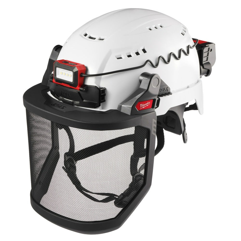 Milwaukee 48-73-1431 BOLT Full Face Shield - Metal Mesh (Compatible with Milwaukee Safety Helmet [No Brim])