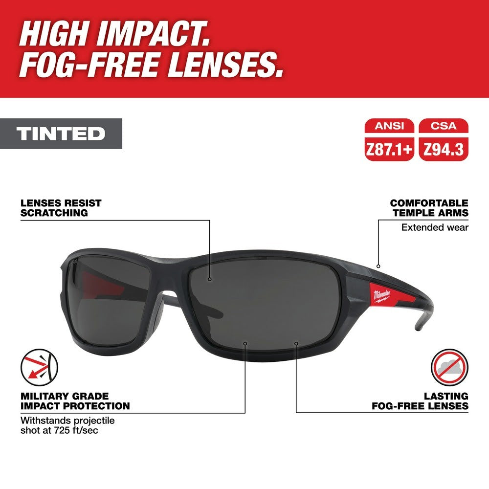 Milwaukee 48-73-2025 Tinted High Performance Safety Glasses