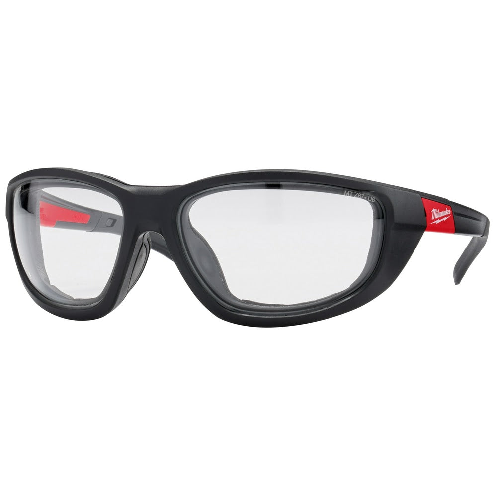 Milwaukee 48-73-2041 Clear High Performance Safety Glasses with Gasket (Polybag)