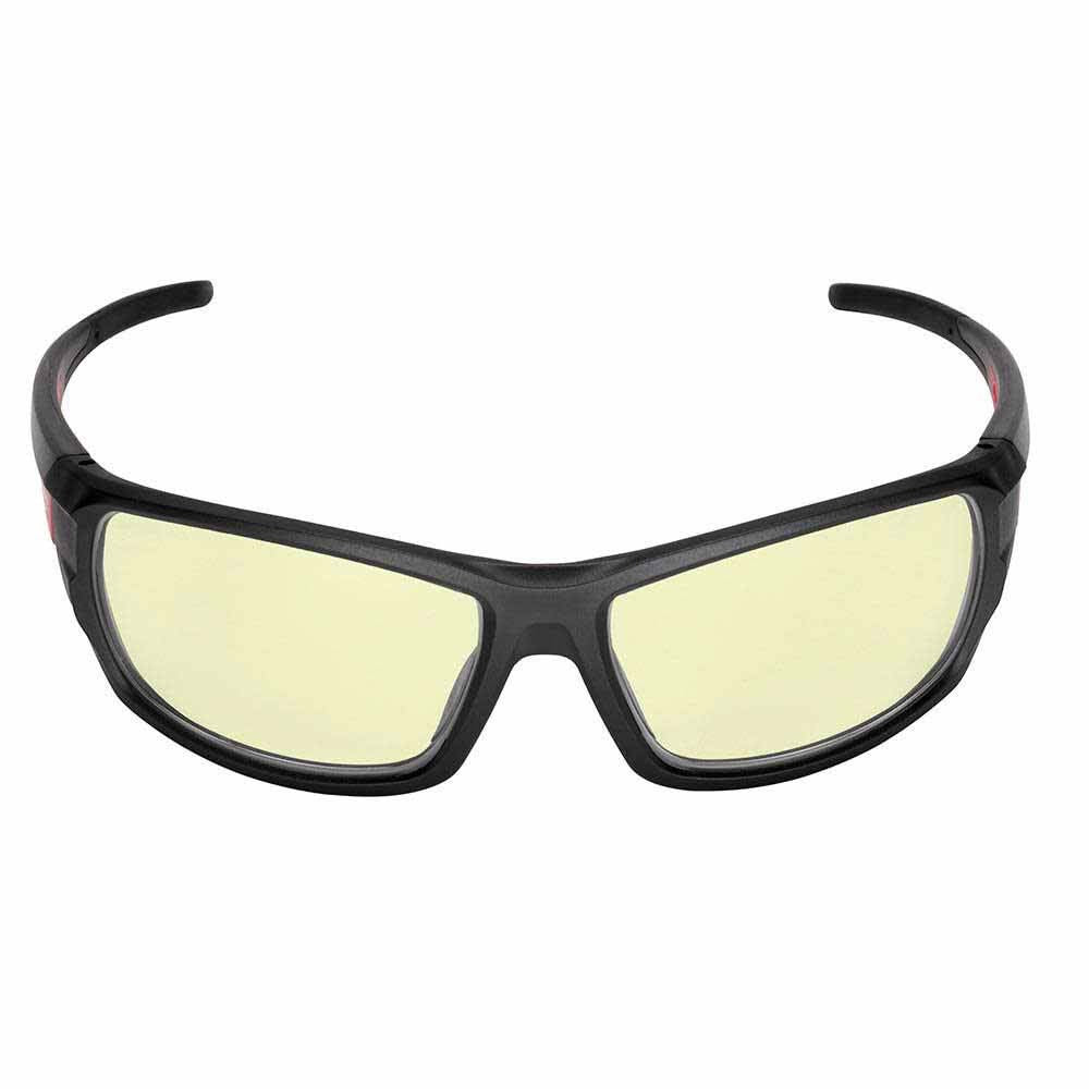 Milwaukee 48-73-2121 Performance Safety Glasses - Yellow Fog-Free Lenses (Polybag)