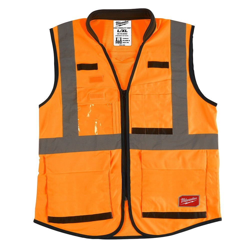 Milwaukee 48-73-5083 High Visibility Yellow Performance Safety Vest - XXL/XXXL (CSA)