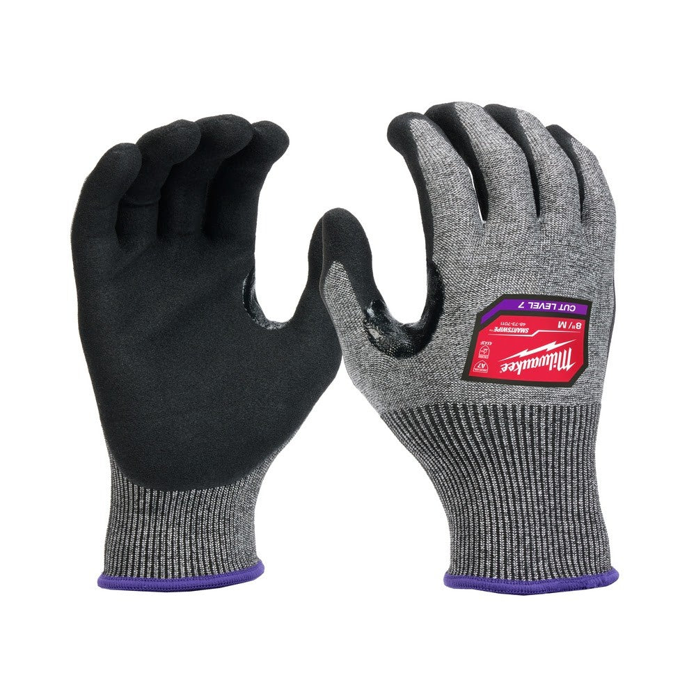 Milwaukee 48-73-7011 Cut Level 7 High-Dexterity Nitrile Dipped Gloves - M
