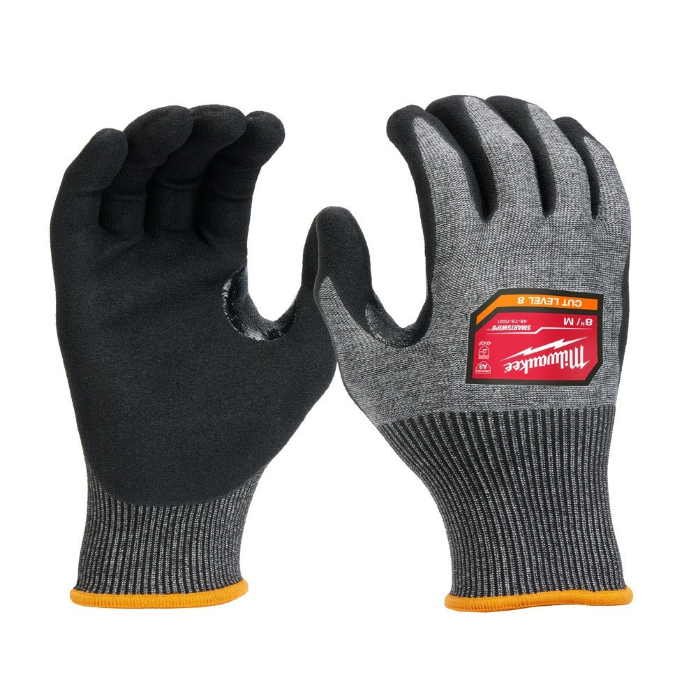 Milwaukee 48-73-7021 Cut Level 8 High-Dexterity Nitrile Dipped Gloves - M