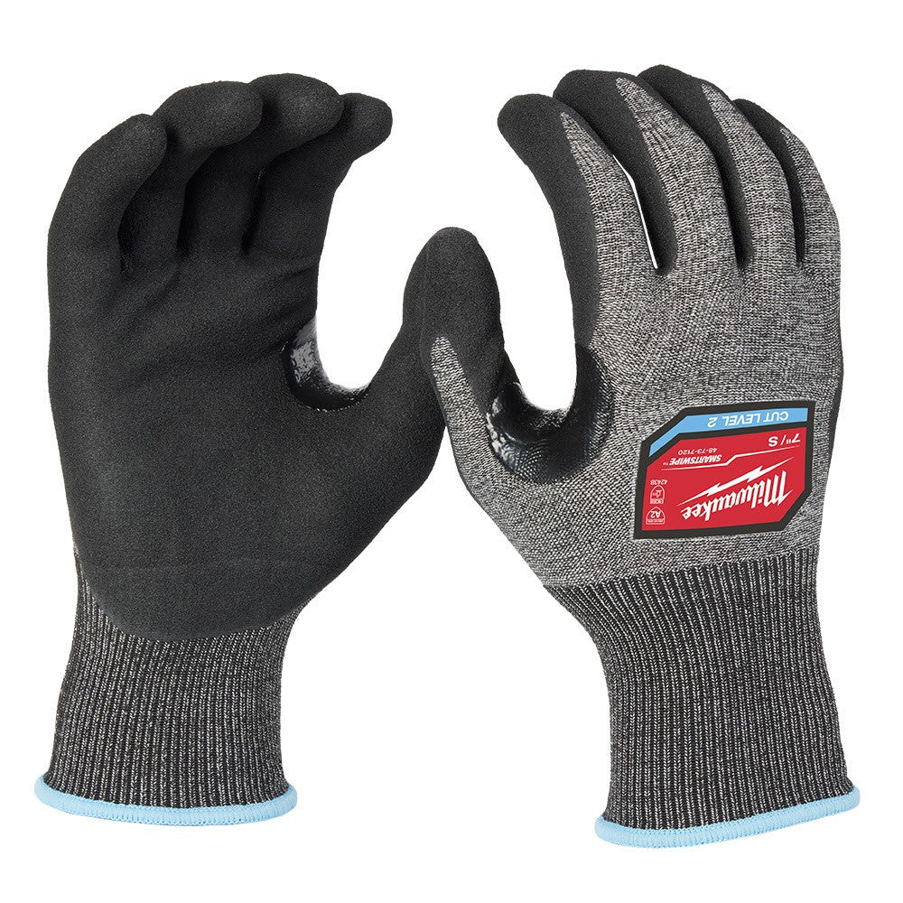 Milwaukee 48-73-7120 Cut Level 2 High-Dexterity Nitrile Dipped Gloves - S
