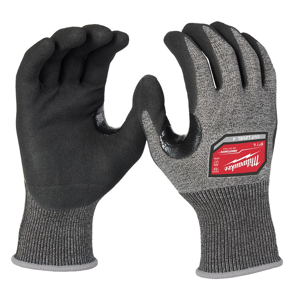 Milwaukee 48-73-7142 Cut Level 4 High-Dexterity Nitrile Dipped Gloves - L